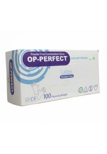 Pudrasız Lateks Muayene Eldiveni(L) 10 Kutu