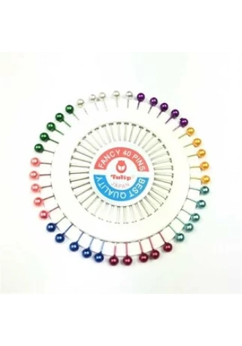 Renkli Başlı Toplu İğne