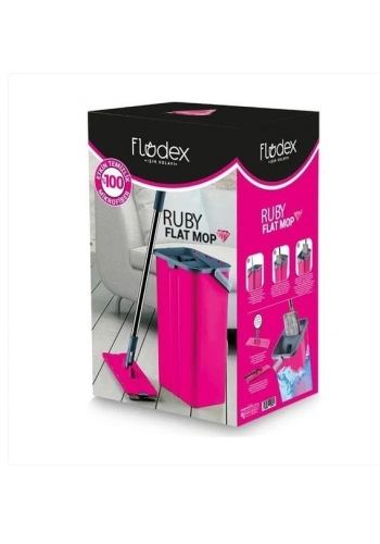 Ruby Flat Mop Temizlik Kova Seti