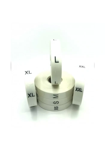 ŞEFFAF UZUN BEDEN ETİKETİ  XXL 500 LÜ