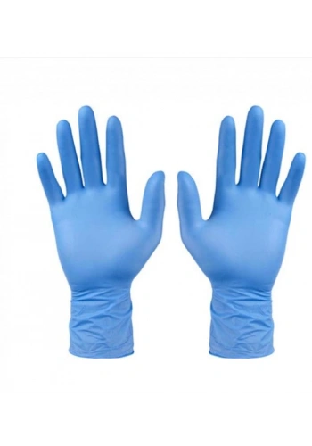 Vinil Mavi Muayene Eldiveni Pudrasız ( L ) 20 Kutu