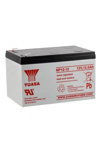 Yuasa 12V 12Ah Bakımsız Kuru Akü