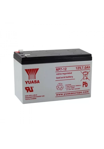 Yuasa 12V 7Ah NP7-12 Bakımsız Kuru Akü