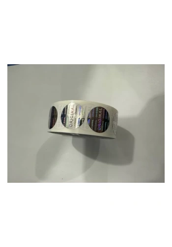 YUVARLAK 2 CM ÇAP HOLOGRAM GÜVENLİK ETİKETİ 1000 ADET