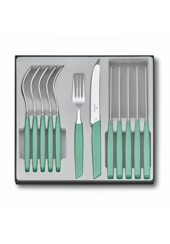 ​Victorinox 6.9096.11W41.12 Swiss Modern 12 Parça Masa Seti