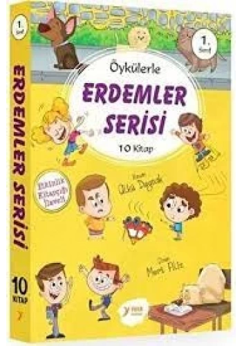 1. Sınıf Öykülerle Erdemler Serisi Seti (10 Kitap Takım)