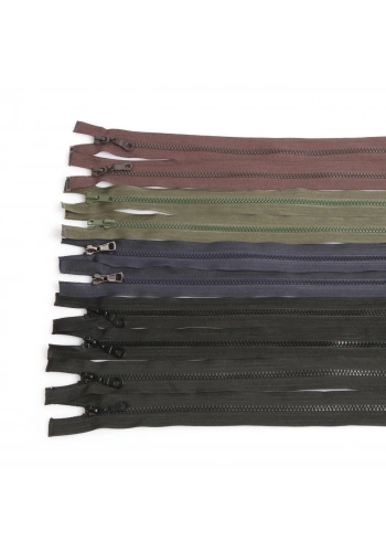 10lu Karışık Kemik Mont Fermuarı