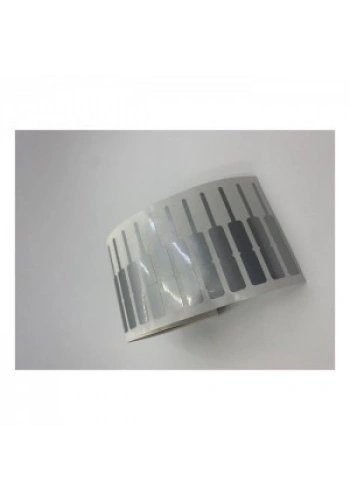 10 X 72 KUYUMCU ETİKETİ SİLVER P.P 1.250 ADET (İTHAL)