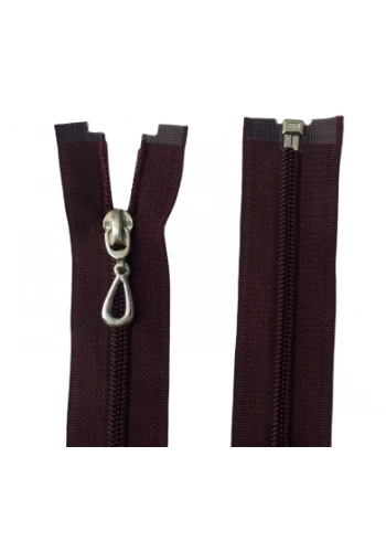 110cm Bordo Ferace Fermuarı