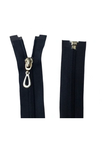 110cm Lacivert Ferace Fermuarı