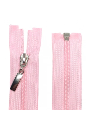 110cm Pembe Ferace Fermuarı