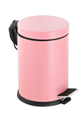 5 Lt Pedallı Çöp Kovası Pembe ( 1 Adet )