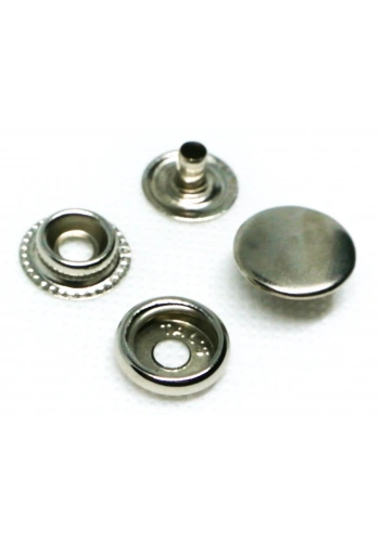 15mm Nikel(Gümüş) 61 Sistem Çıtçıt