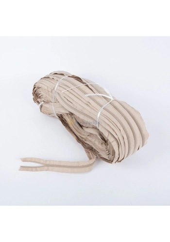 200 Metre + 200 Başlık Bej Fermuar