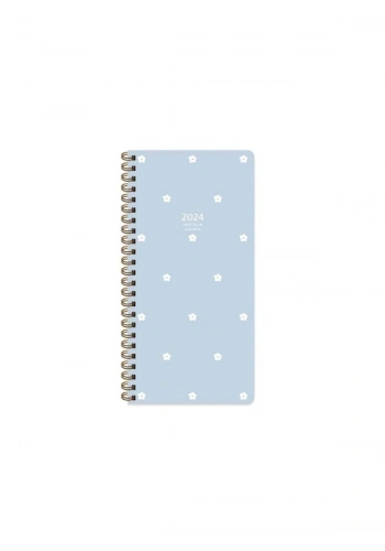 2024 AJANDA KESKİN SPİRALLİ HAFTALIK AJANDA 8x16 CEP PAPATYA (830030)