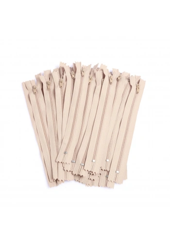 20cm Bej Pantolon Fermuarı 50Adet