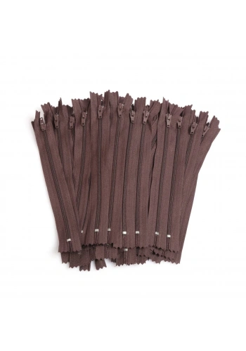 20cm Kahverengi Pantolon Fermuarı 50Adet