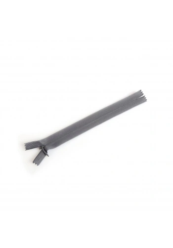 20cm Koyu Gri Gizli Fermuar 5 Adet