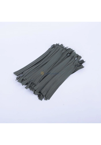 20cm Koyu Haki Gizli Fermuar