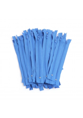 20cm Mavi Pantolon Fermuarı 50Adet