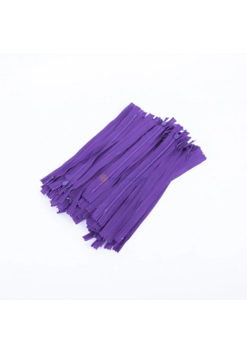 20cm Mor Gizli Fermuar