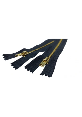 20cm Siyah Kot Pantolon Fermuarı