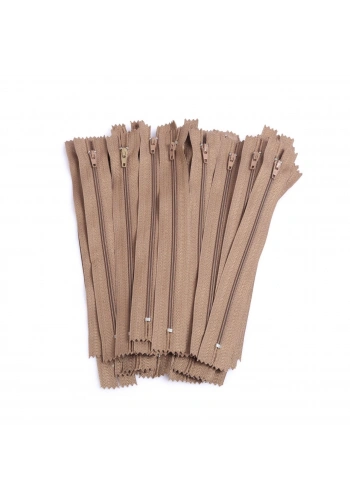 20cm Sütlü Kahve Pantolon Fermuarı 50Adet