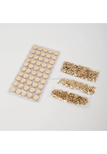 20mm Mont Çıtçıt Zamak Kapaklı Ayna 50 Adet