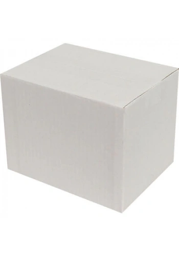 20x15x15cm Tek Oluklu Koli - Beyaz