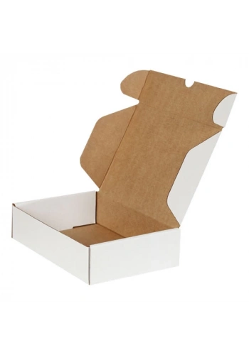 24x16,5x6cm Kilitli Kutu - Beyaz