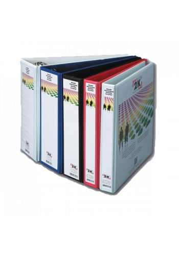 2K Sunum Klasörü Cepli 2 Halkalı 50 MM Beyaz 05-2D-B