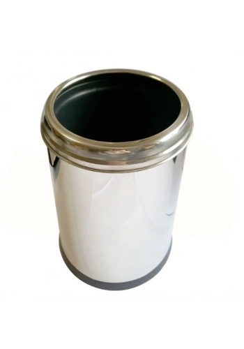 3 Lt Çemberli Çöp Kovası Paslanmaz (1 Adet)