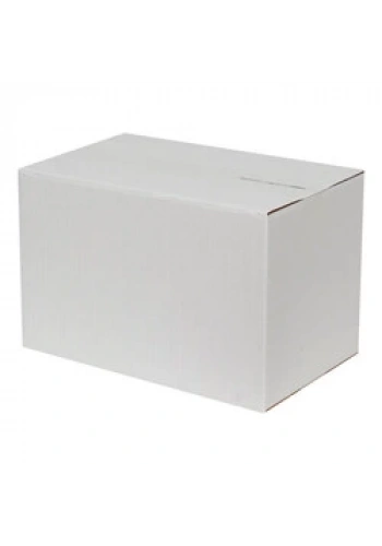 35x20x20cm Tek Oluklu Koli - Beyaz