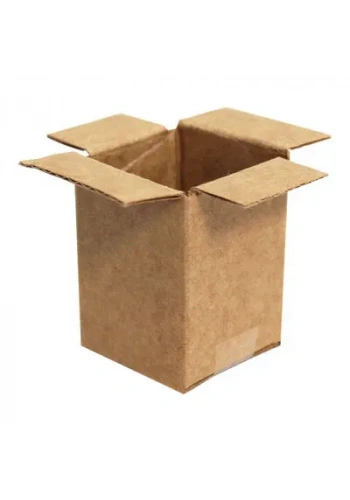 3x3x4cm Tek Oluklu Koli - Kraft