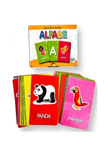 4E Bak Öğren Kartları Meyve Sebze