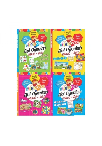 4E Bilgin Zeki İle Akıl Oyunları 4 LÜ Seri Karatay