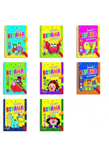 4E Boyama Kitabı Aktiveli Örneklli 48 Syf Karatay Yayınevi