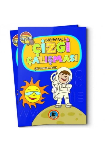 4E Boyama Kitabı Kalın Çizgi Çalışması-1 128 Syf Karatay Yayınevi