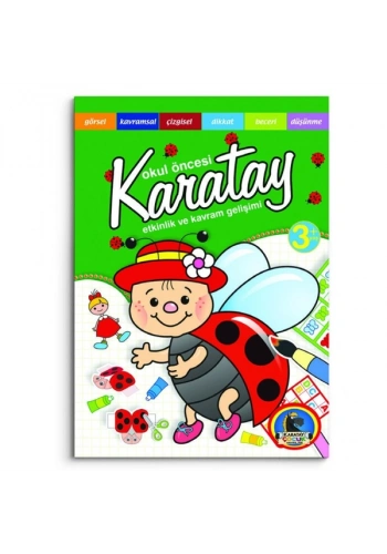 4E Boyama Kitabı Okul Öncesi Etkinlik Ve Kavram Gelişimi Karatay Yayınevi