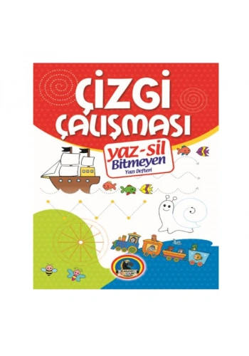 4E Defter Yaz-Sil Çizgi Çalışması Karatay Yayınevi