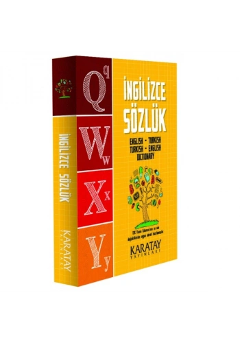 4E Sözlük İngilizce Büyük Karton Kapak Karatay Yayınevi