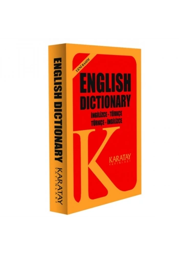 4E Sözlük İngilizce Plastik Kapak 1.Hamur Sarı Karatay Yayınevi