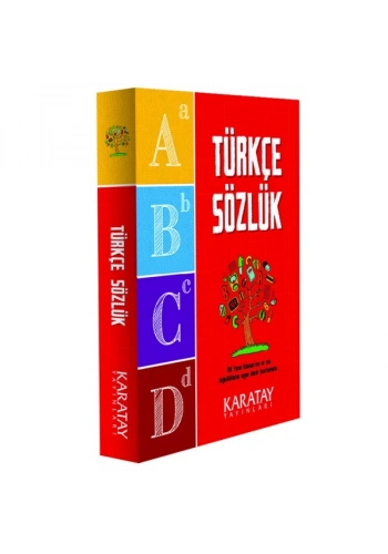 4E Sözlük Türkçe Karton Kapak 1.Hamur Karatay Yayınevi