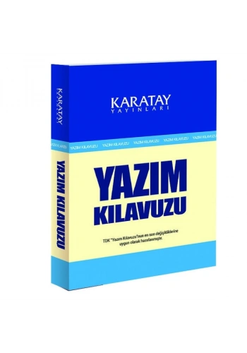 4E Yazım Klavuzu Karton Kapak 1.Hamur Karatay Yayınevi