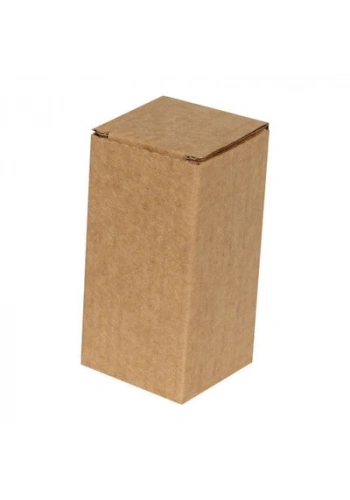 4x4x8cm Tek Oluklu Kutu - Kraft