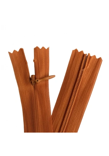 5 Adet 60cm Açık Taba Gizli Fermuar