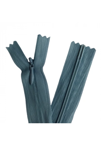 5 Adet 60cm İndigo Gizli Fermuar