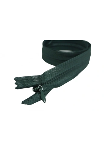 5 Adet 60cm Koyu Yeşil Gizli Fermuar