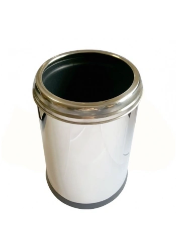 5 Lt Çemberli Çöp Kovası Paslanmaz (1 Adet)