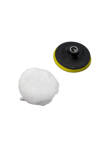 5308 Peluş Bone ve Cırt Taban Pasta Cila Polisaj Seti 115 mm